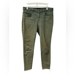 NYDJ Women's AMI Skinny Jeans in Forest Green size 10